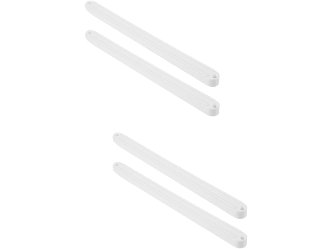 Alasum Conjunto Com 2 Corrediças Laterais De Plástico Para Gaveta, 235mm, Brancas Trilhos Guia Para Gaveta Com