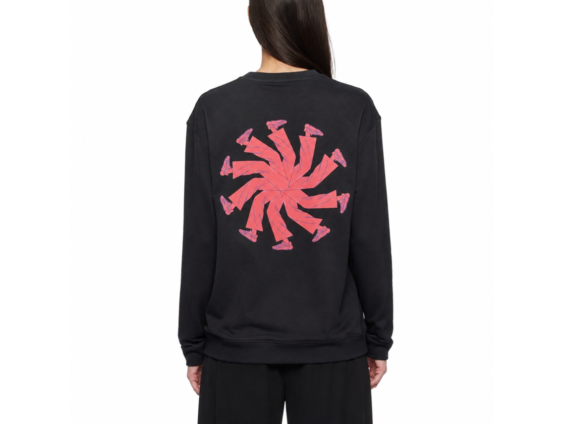 Rockinstone Walker Sweatshirtdouble-sided Print Unique Designer Style