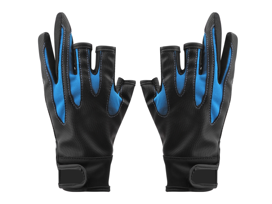 Luvas de Pesca 3 Dedos Antiderrapantes Outdoor