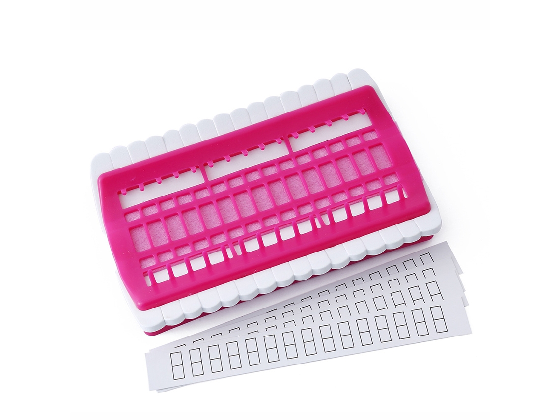 Laxiscreed Ferramenta De Armazenamento Para Ponto Cruz Com 30 Furos, Solução Multifuncional Para Artesãos