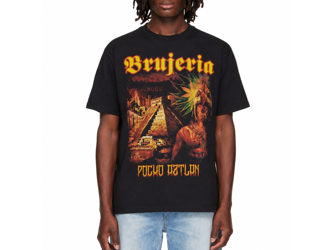 Brujeria Pocho Aztlan T-shirt Unisex Adults Size:xxxl