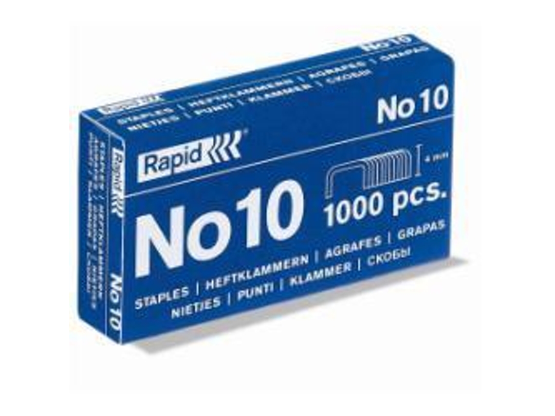 Agrafes Rapid Blue N.10 Caixa 1000 Standar