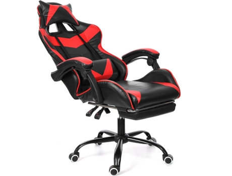 Cadeira Gaming INSMA High Back Racing (Até 150 kg - Vermelho)