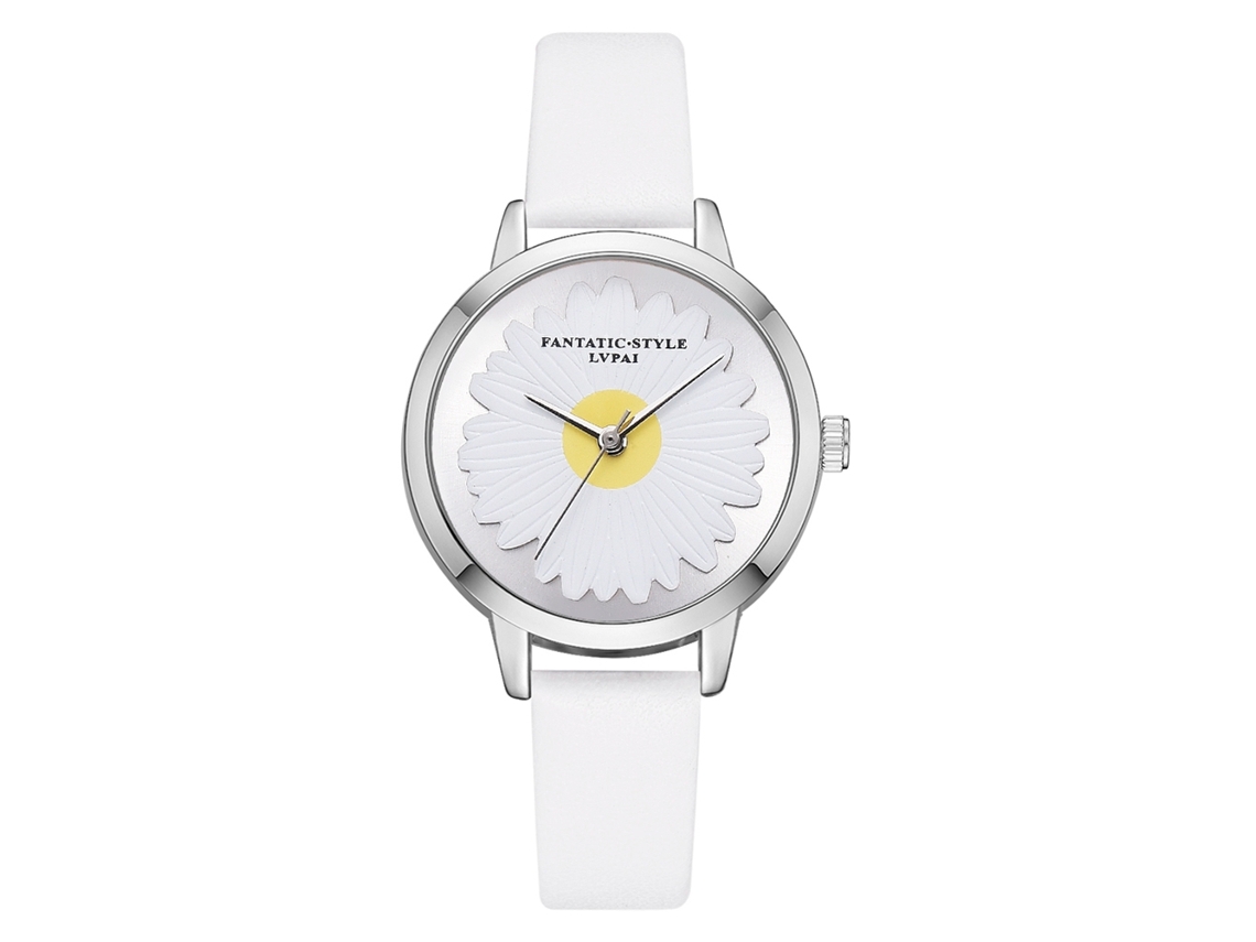Relógio de Pulso Feminino Casual Simples Lvpai Quartzo Pulseira Pu Estilo Elegante