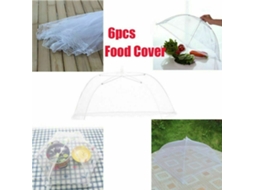 Nova Line 6pcs 17'' Capa de Comida Tenda de Malha Pop Up para Piqueniques Churrascos Protegendo Contra Insetos