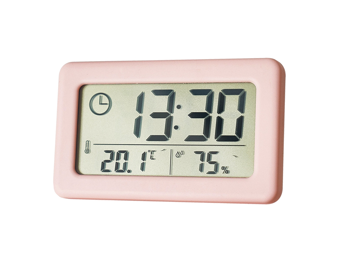 Relógio Despertador com Termómetro e Higrómetro Led Interior NEVEANCE