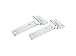 2 Dobradiças de Porta de Aço Inoxidável Duráveis ​​​​​​para Reboque, Caminhão, Caravana BRILVIBERA