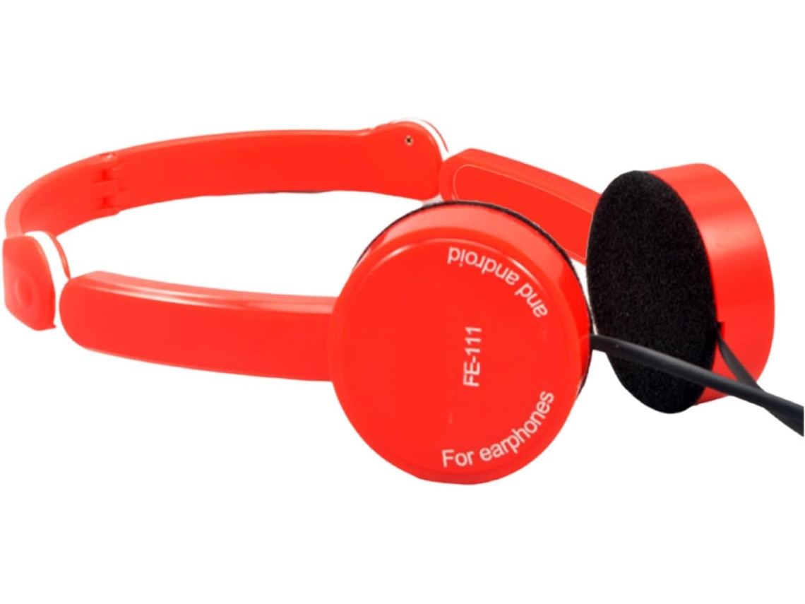 Fones De Ouvido Dobráveis Com Fio, Isolamento De Ruído, Estéreo, Com Microfone, Para Adultos E Adolescentes, Conector De