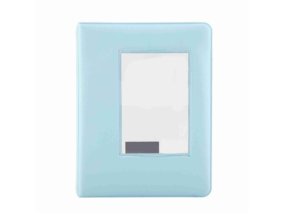 Álbum de fotos mini de 3 polegadas, 64 bolsos, para 7s/8/25/50s/90, case de PVC leve | S/MARCA