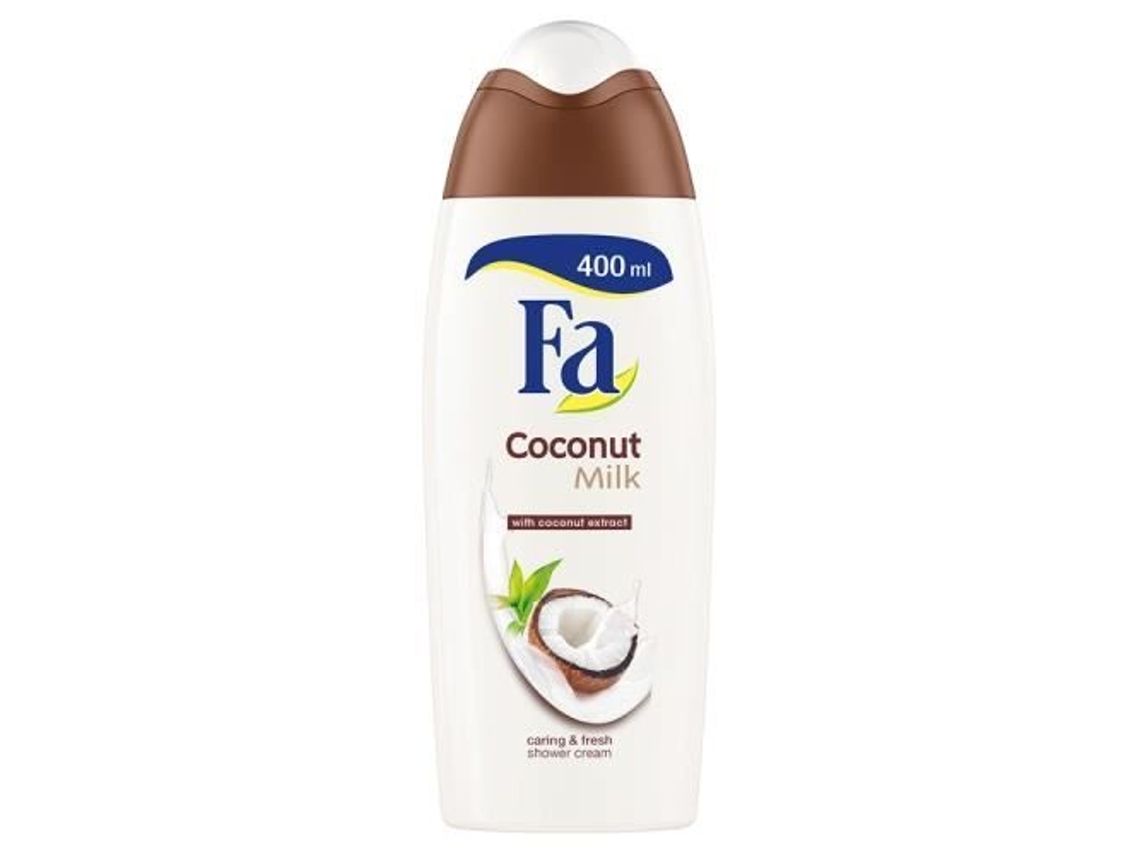 Creme De Banho Leite De Coco Kremowy Żel Pod Prysznic O Zapachu Kokosa 400ml Fa