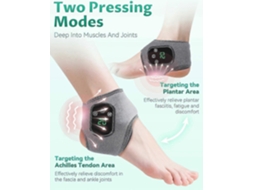 Massageador Para Os Pés Foot Renew - Método Triplo, Neuropatia, Tornozeleira Aquecida Portátil Se M Fio Com 3 Modos De Vibração,