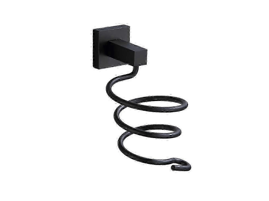 Suporte para Secadora de Cabelo Parede Alumínio GOKOCO (preto)