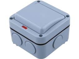 Interruptor Elétrico Externo À Prova D Água De 1via Com Classificação Ip66, Construção Em Abs Para Proteção Contra