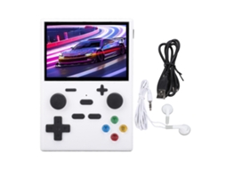 Console De Jogos Retro Portátil Linux Com Tela Ips 3.5 Polegadas E Saída Hdmi Branco