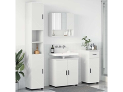 Vidaxl Conjunto De Móveis Para Banheiro 4 Unid. Branco 61 X 35 X 64 Cm