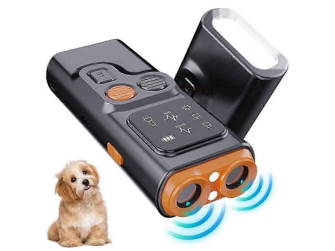 Dispositivo Anti-latido Para Cães, Dispositivo Ultrassônico De Dissuasão De Latido Com Lanterna Led, Sem Choque, Auxílio Seguro Para Treinamento