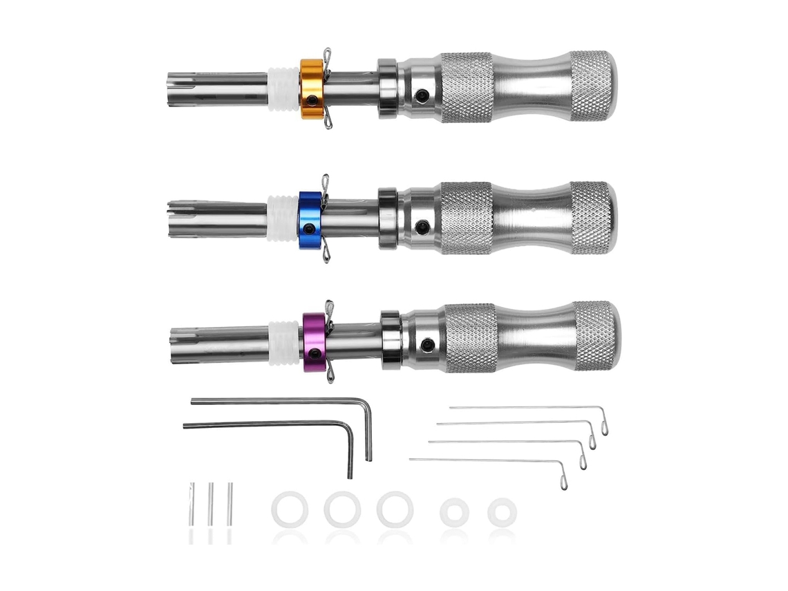 Conjunto de Chaves tubulares em aço inox com caixa | S/MARCA