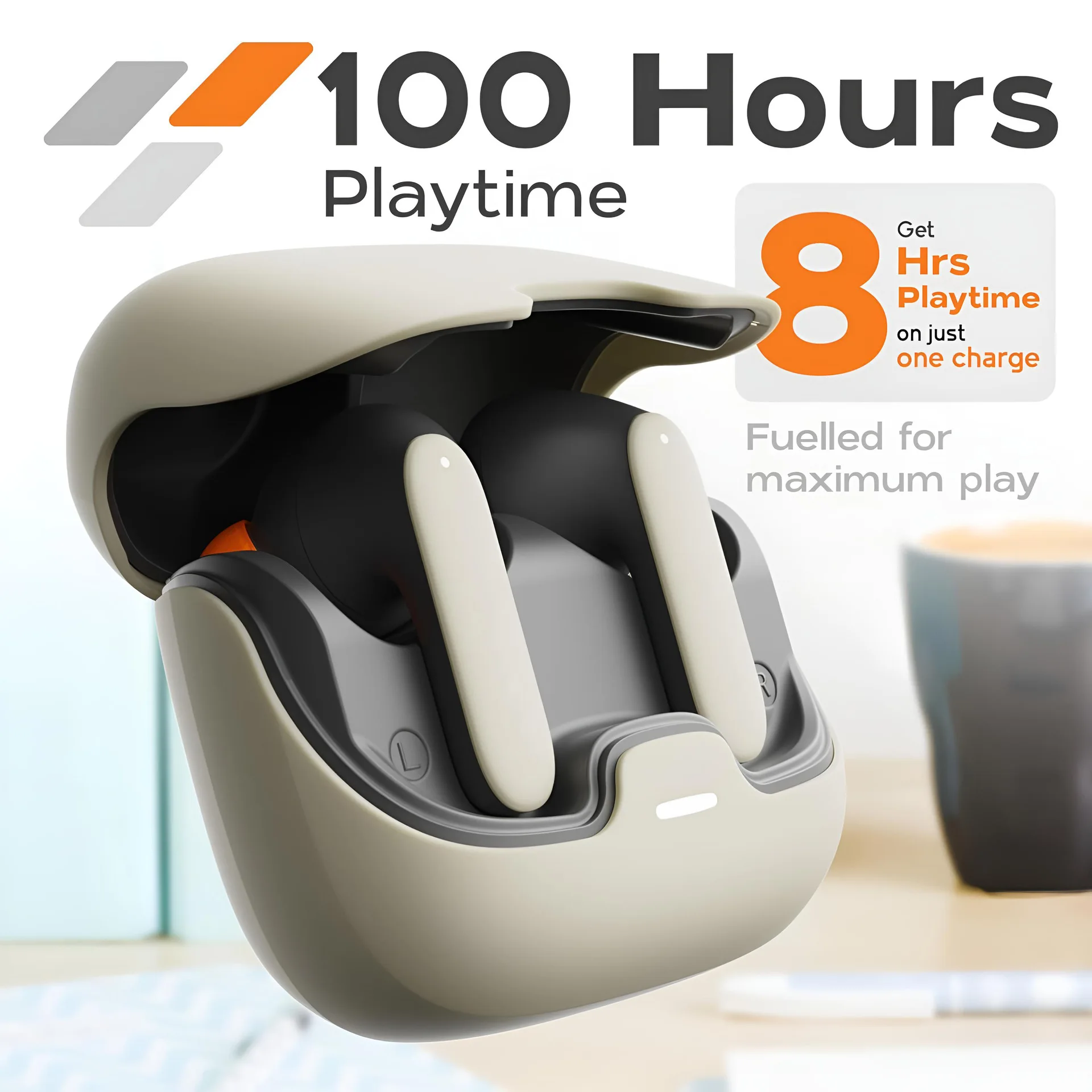 Fones De Ouvido Bluetooth Intra-auriculares Sem Fio De Baixa Latência Com Dois Fones.