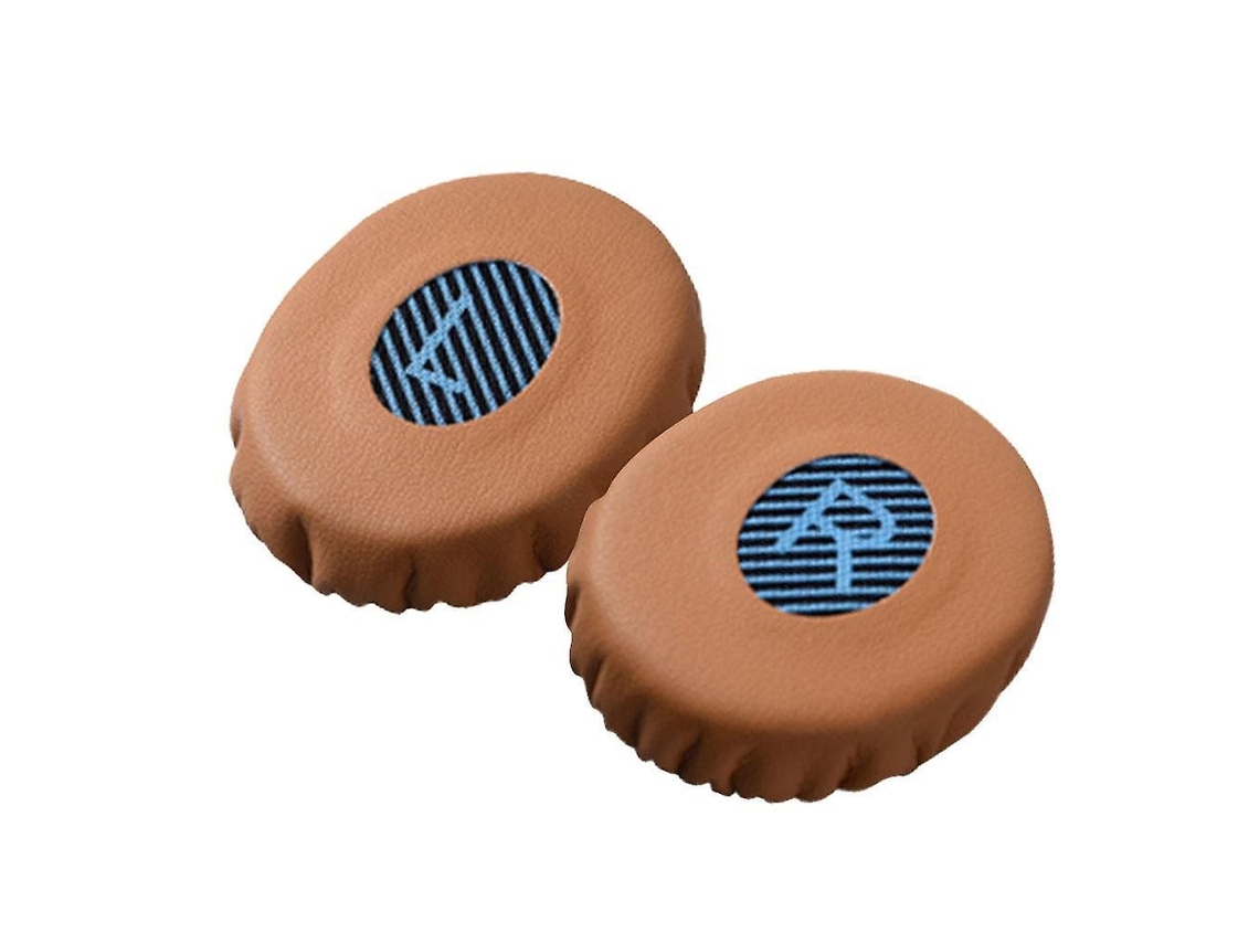 Lurelia Almofadas Auriculares Para Auscultadores Bose Oe2 Oe2i Khaki, Em Couro Proteico E Espuma De Memória, 1 Par