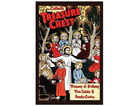 Livro The Catholic Treasure Chest Comic Book Treasury Of Saints - Ordinary Time Comics De Golden Key Media (inglês)