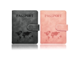 Conjunto de 2 Porta passaportes com Rfid AQUAFORGE