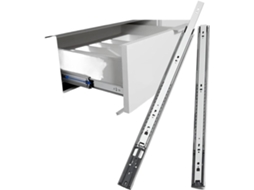 Rolamento De Esferas Runners, 3 Seções, 100lb, Extensão Total, Montagem Lateral, 12-16 Polegadas, 2 Peças 16 Polegadas