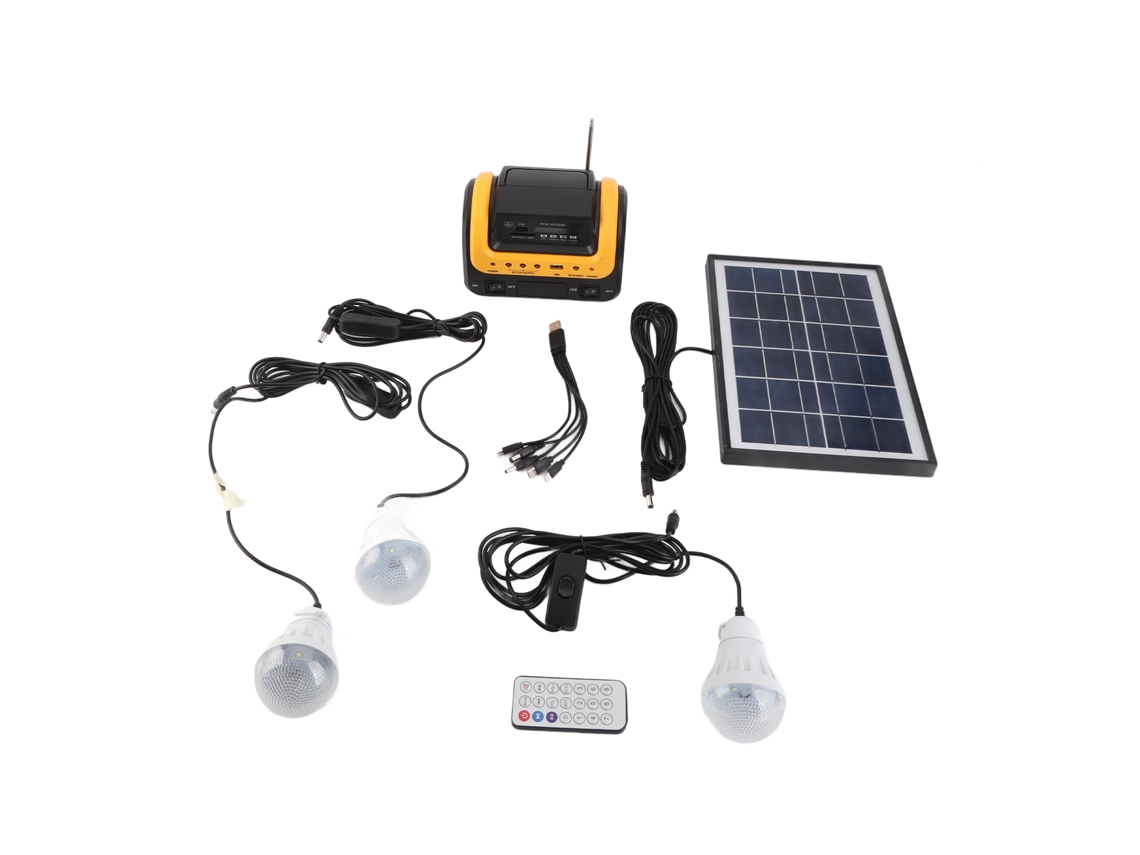 Gerador solar (portátil, multifuncional, para gestão de energia em emergências)