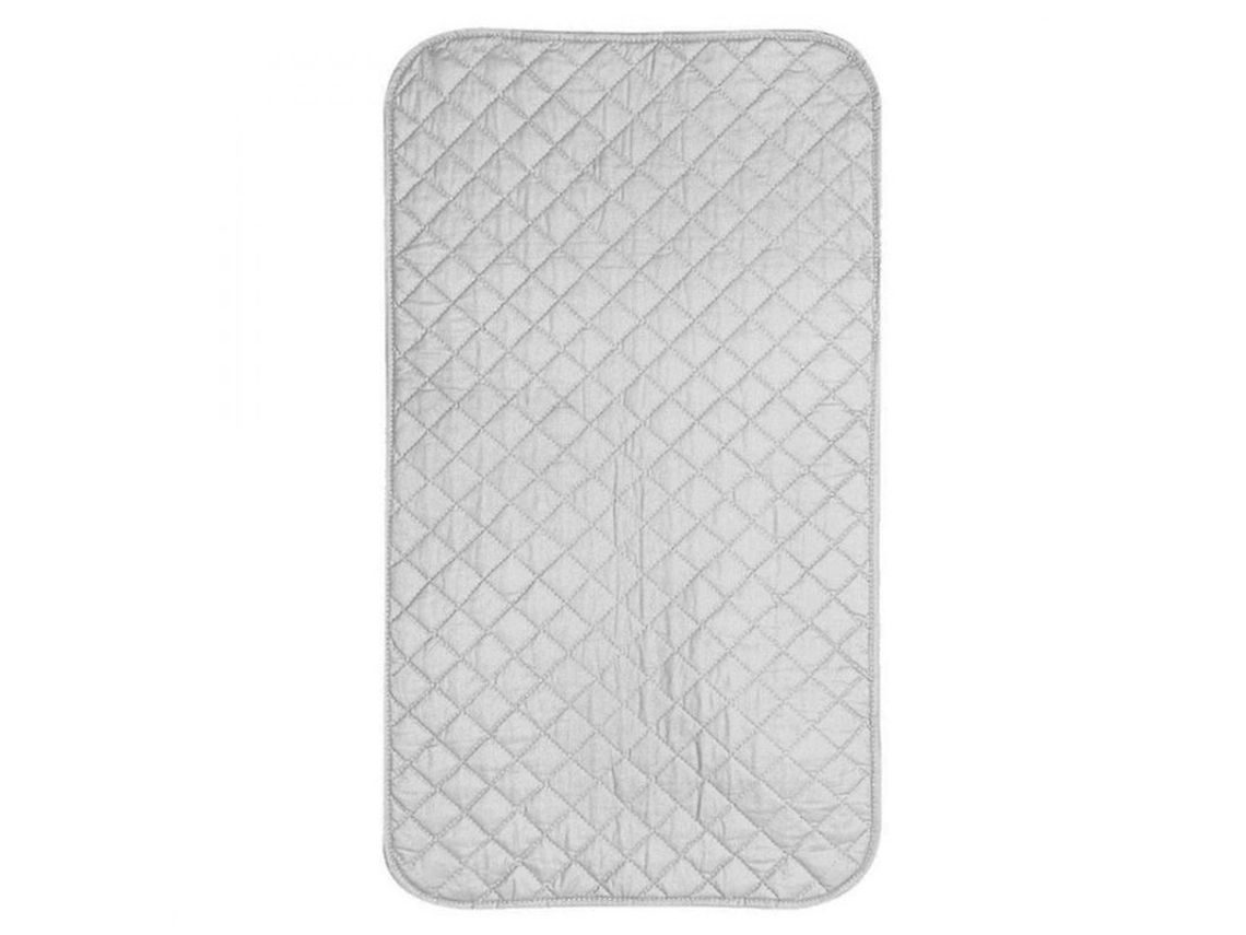 Tapete de Engomar Dobrável, 48x85cm, para Colchas, Camas, Mesas, Secadoras, Prata S/MARCA