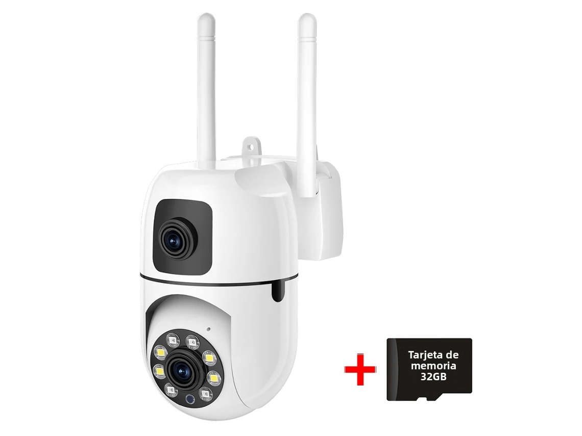 (1 Unidade, 32 Gb) Câmera De Rede Ip Ptz Wifi Hd De 8 Mp Com Visão Noturna.