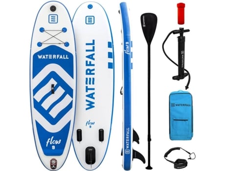 Prancha de Stand Up Waterfall Insuflável Flow 9 All Around (Branco)