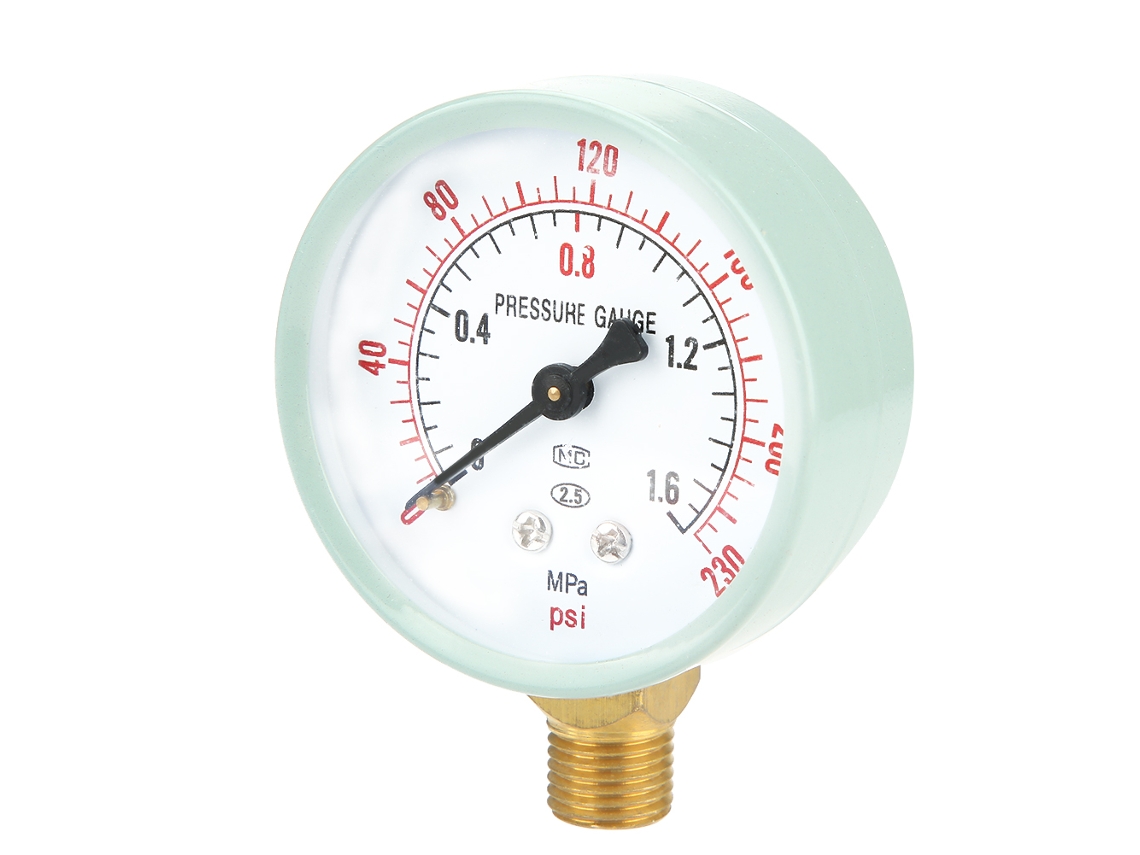 Laxiscreed Manómetro Para Ar, Água E Hidráulico Até 1.6 Mpa E 230 Psi De Alta Precisão