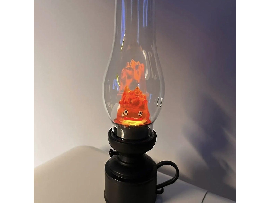 Luminária Noturna Led, Formato De Chama, Tema De Anime, Para Quarto, Cabeceira, Sala De Estar E Ambiente Acolhedor