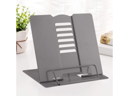 Prateleira de mesa de metal, suporte para partituras, suportes para livros, suporte ajustável para livros de receitas, suporte para documentos Slowmoose