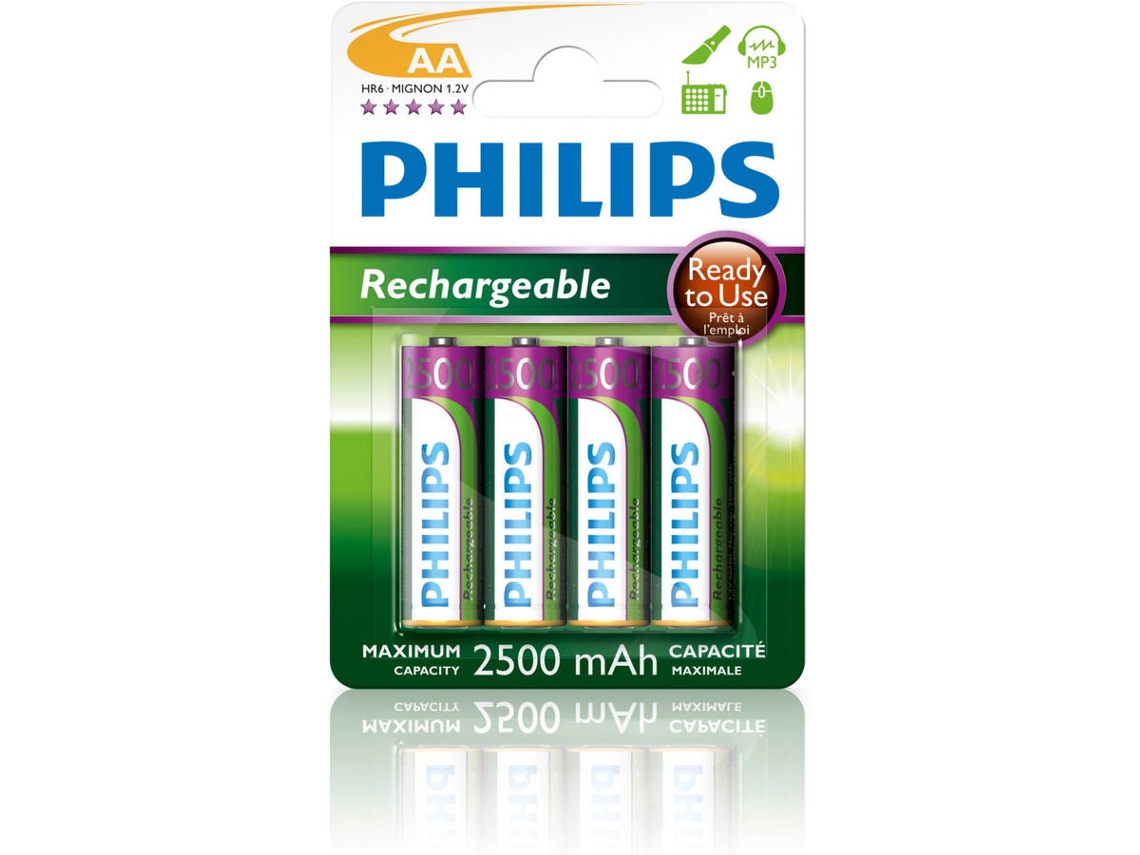 Pilhas PHILIPS R6B4RTU25/10