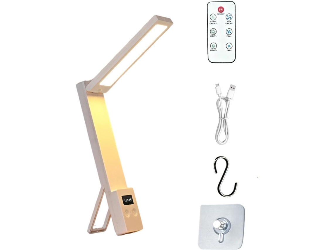Luminária De Mesa Magnética, Recarregável E Dobrável