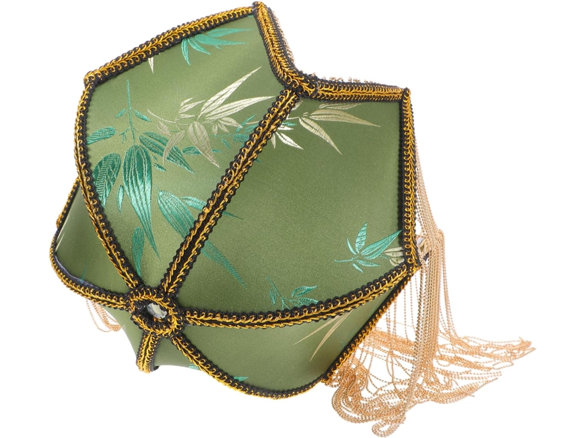 Capa Decorativa para Candeeiro de Mesa Suspenso, Suporte de Ferro com Orifício Central para Iluminação. SFUSHOS