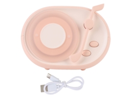 Altavoz Bluetooth vintage con luz batería 1200mah graves 5w regalo cumpleaños dormitorio rosa