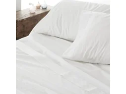 Conjunto de Lençóis Cama 100% Algodão Percal 200 Fios ONÍRICA Branco (Cama 150/160 cm)