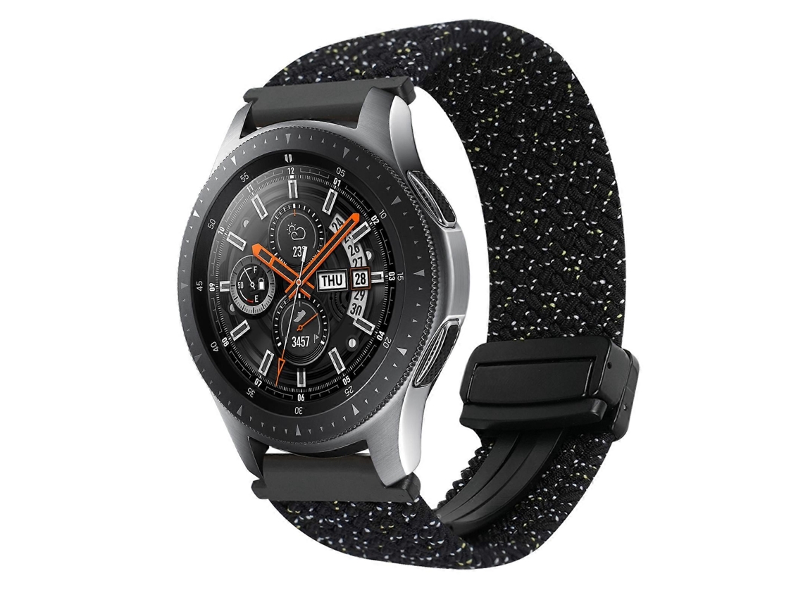 Pulseira Trançada Com Fecho Magnético Para Samsung Galaxy Watch 42mm 20mm