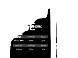 Vara De Pesca, Ação Rápida, Design Telescópico, Sharp-6112mc