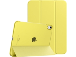 Capa Compatível Com Ipad A16 De 11 Geração De 11'' 2025/de 10 De 10.9 2022, Amarelo Limão