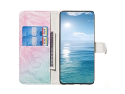 Capa Tipo Carteira Com Estampa De Couro Para Iphone 16 Pro Max