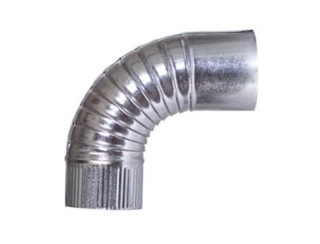 Codo 90g estufa galvan. 150mm.