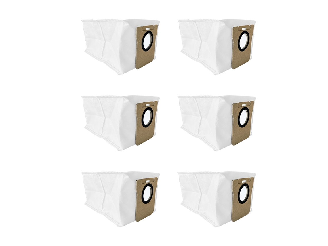 Pacote com 6 Sacos de Pó Xiaomi Mijia Omni / X10 Plus / Dreame S10 Pr