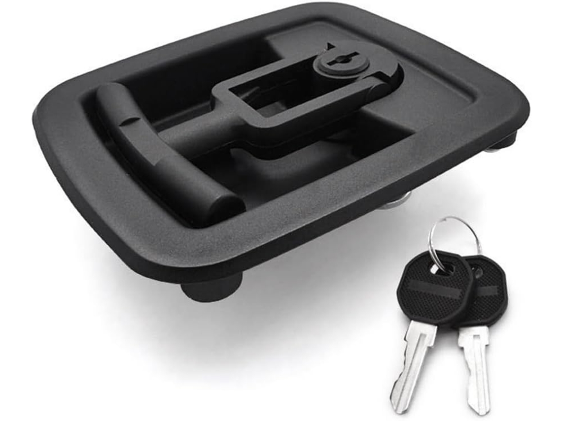 Trava De Reboque Com Chave E Alça Em T Para Caminhão, Porta Trailer,