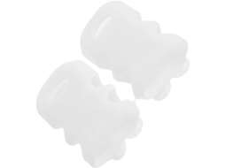 Suporte Para Chuveiro 2 Peças Com Ventosa De Silicone, Removível, Branco, Para Chuveiro De Teto E Chuveirinho