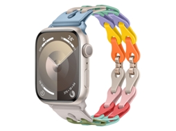 Bracelete Para Apple Watch 38/40/41/42mm Macaron Cuich