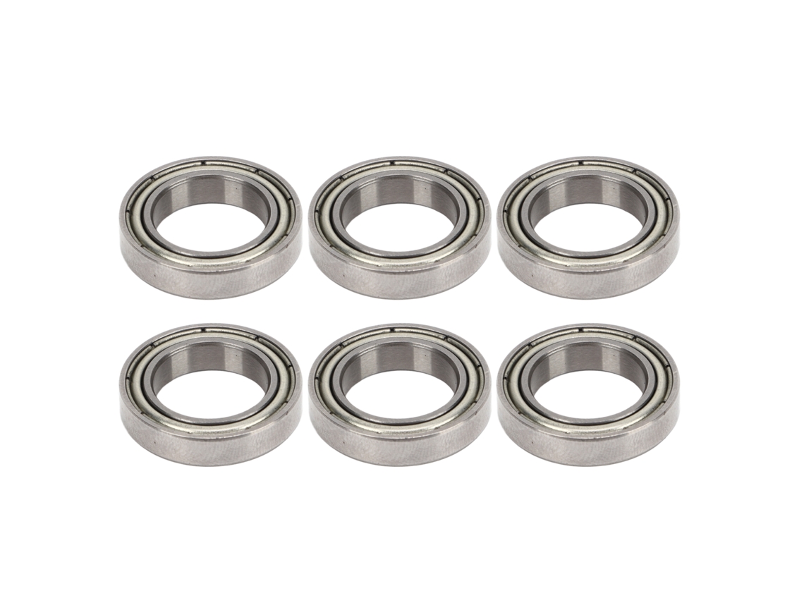 Mali 6pcs Rolamentos de Bola de Aço 15x24x5mm para Carro Rc Caminhão Zd Racing Mx 07 1/7