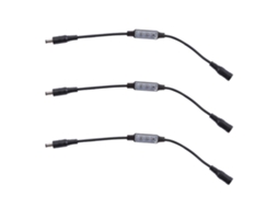 3 Mini Controles Remotos 12a 12v-24v Dimmer Para Fitas De Led Monocromáticas