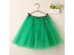FASST Saia Mini de Organza, Camadas, Calcinha de Seda, Cintura Elástica, Estilo Sexy com S/MARCA